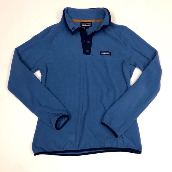 Patagonia Tops - Patagonia Women's Micro D Snap-T Fleece Pullover Blue Small
